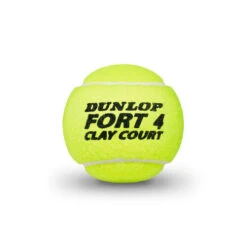 Dunlop Fort Clay Court 4 Ball Tube -Wilson Tennis Shop 0162300000 10